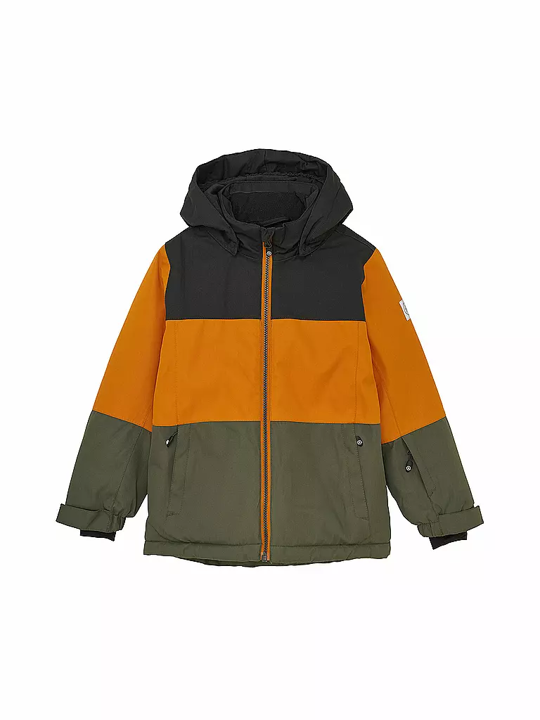 COLOR KIDS | Jungen Skijacke Colorblock | orange