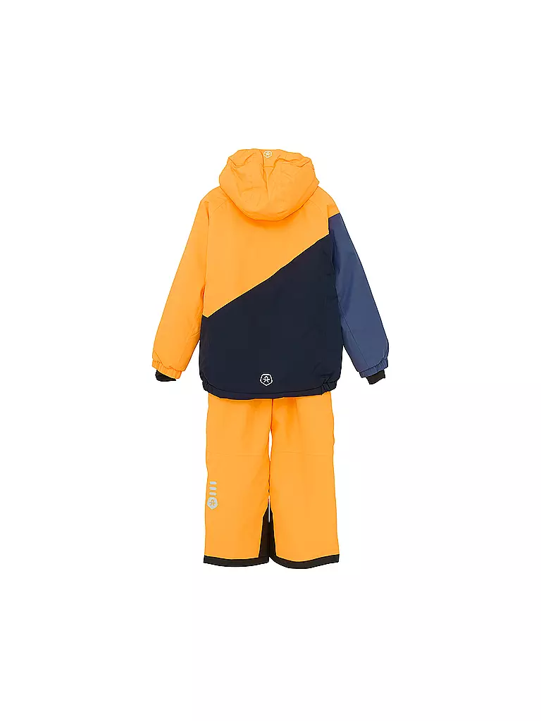 COLOR KIDS | Kinder Skianzug Set Colorblock | orange