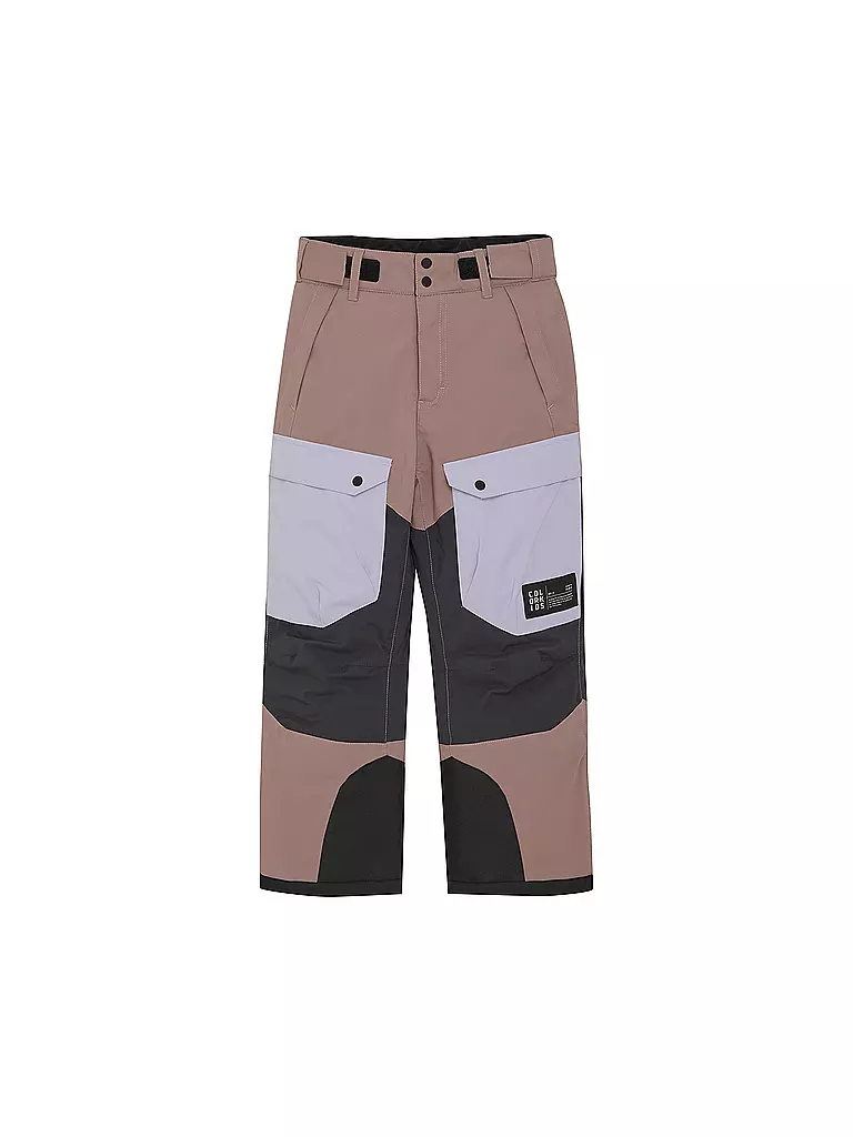 COLOR KIDS | Mädchen Skihose Colorblock | camel