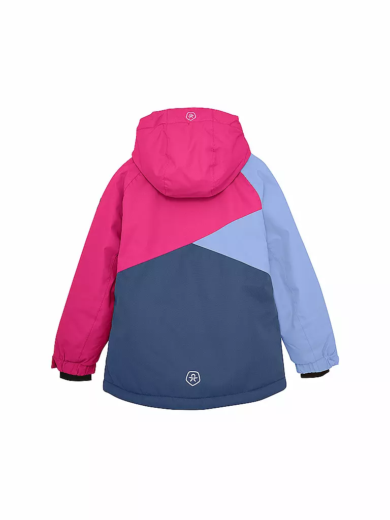 COLOR KIDS | Mädchen Skijacke Colorblock | pink