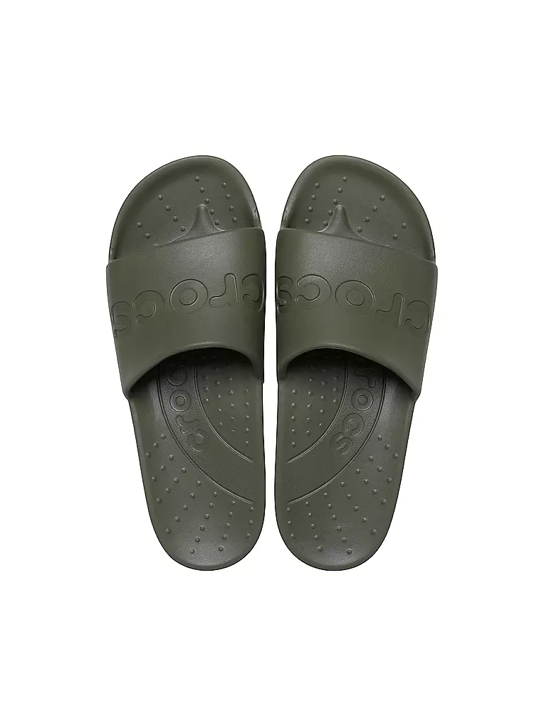 CROCS | Badepantoffeln Classic Slide | olive