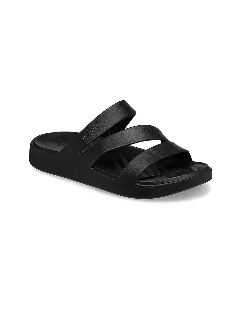 CROCS | Damen Badepantoffeln Getaway Strappy | schwarz