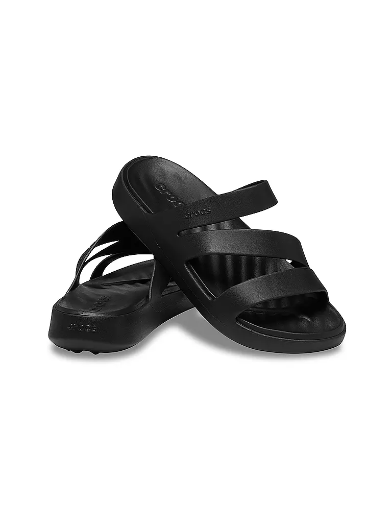 CROCS | Damen Badepantoffeln Getaway Strappy | hellgrau