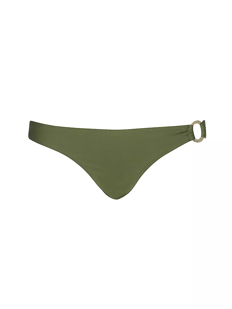 DARLING HARBOUR | Damen Bikinihose mit Dekoring | olive