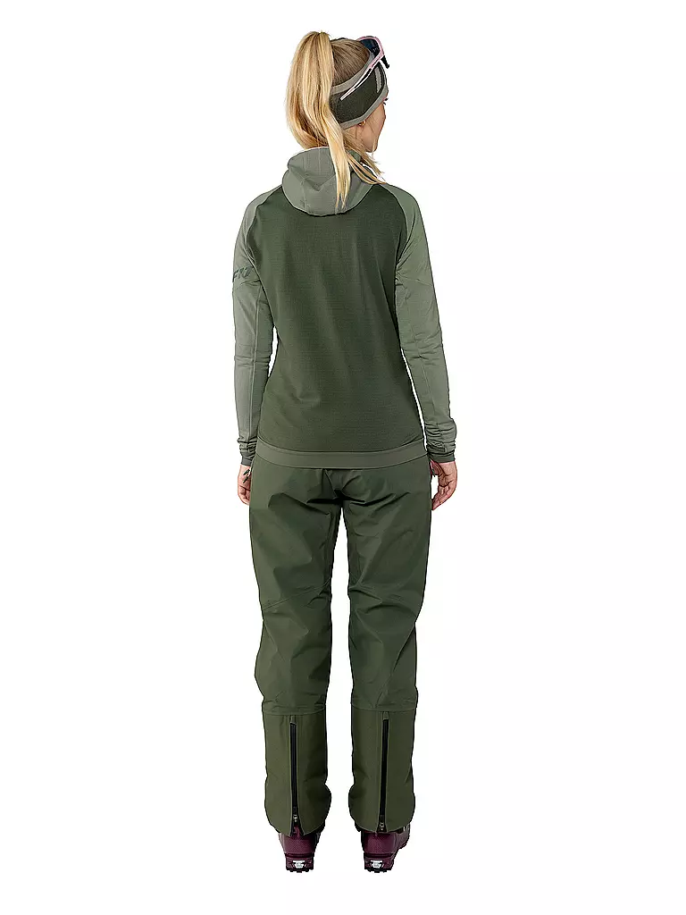 DYNAFIT | Damen Touren Fleecejacke Radical Polartec® Hoodie | olive