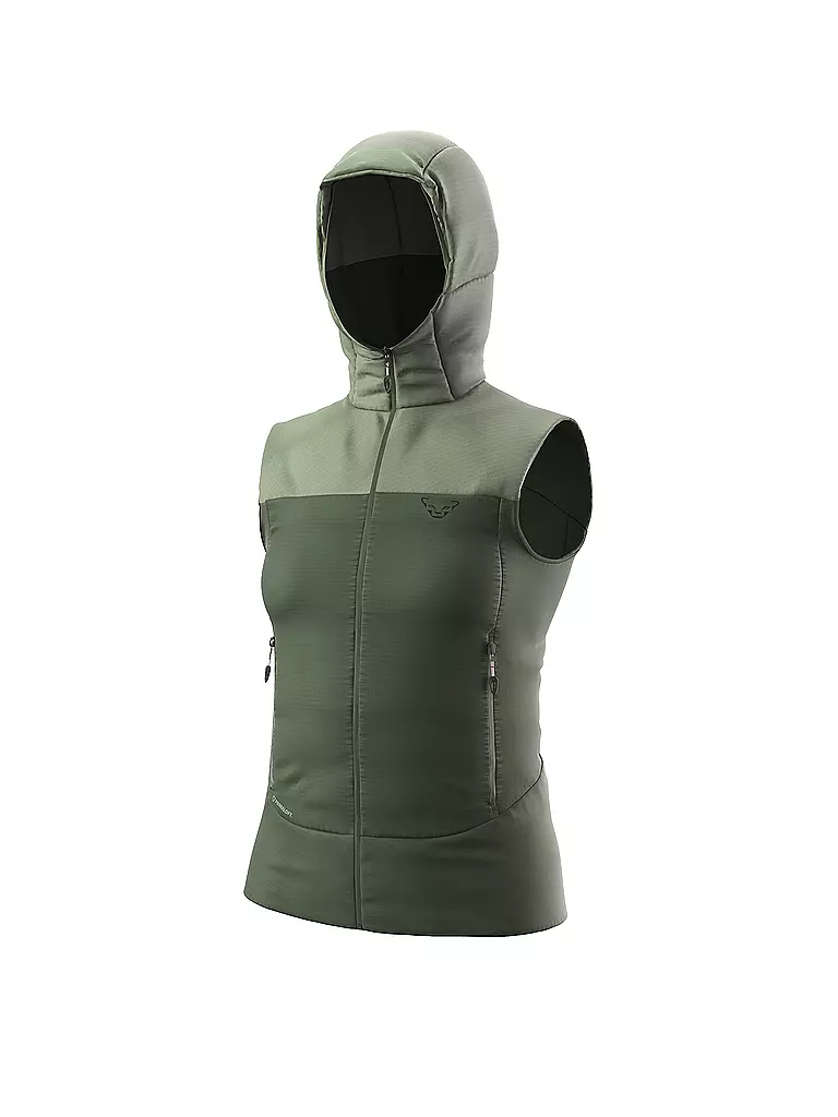 DYNAFIT | Damen Touren Isoweste Radical PrimaLoft Hoodie | olive