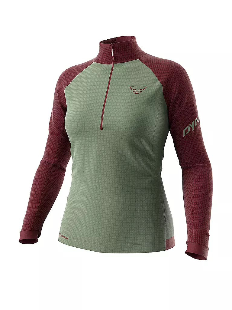 DYNAFIT | Damen Touren Zipshirt  Speed Polartec | olive