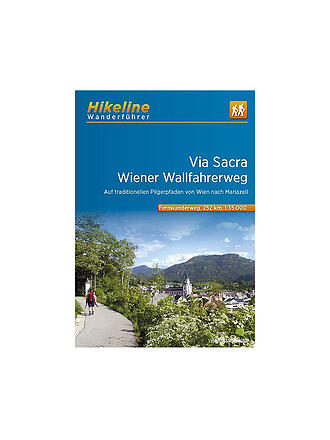 ESTERBAUER | Hikeline-Wanderführer Fernwanderweg Via Sacra 1:35.000