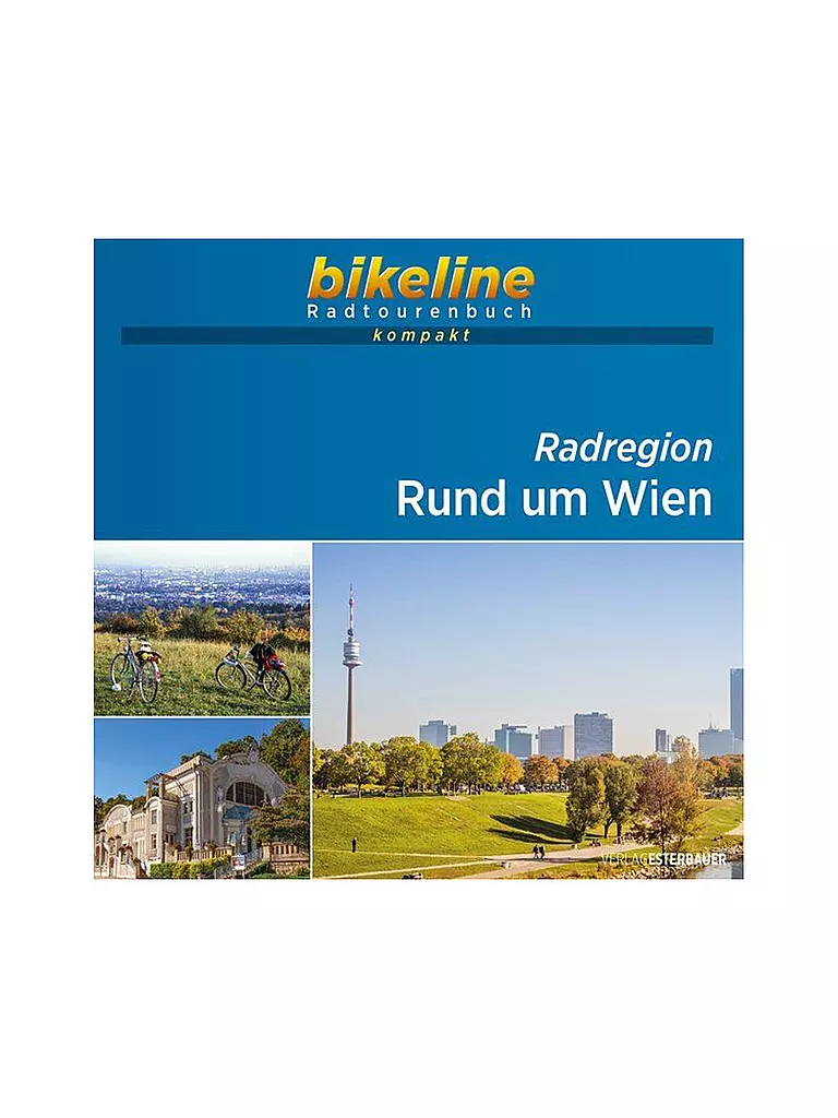 ESTERBAUER | Wanderkarte Bikeline Rund um Wien Maßstab 1:60.000 | keine Farbe