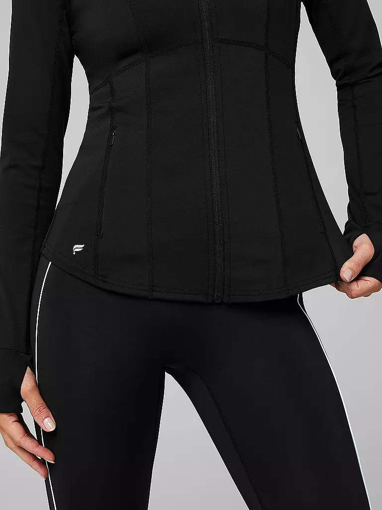 FABLETICS | Damen Fitnessjacke Perfect Storm | schwarz