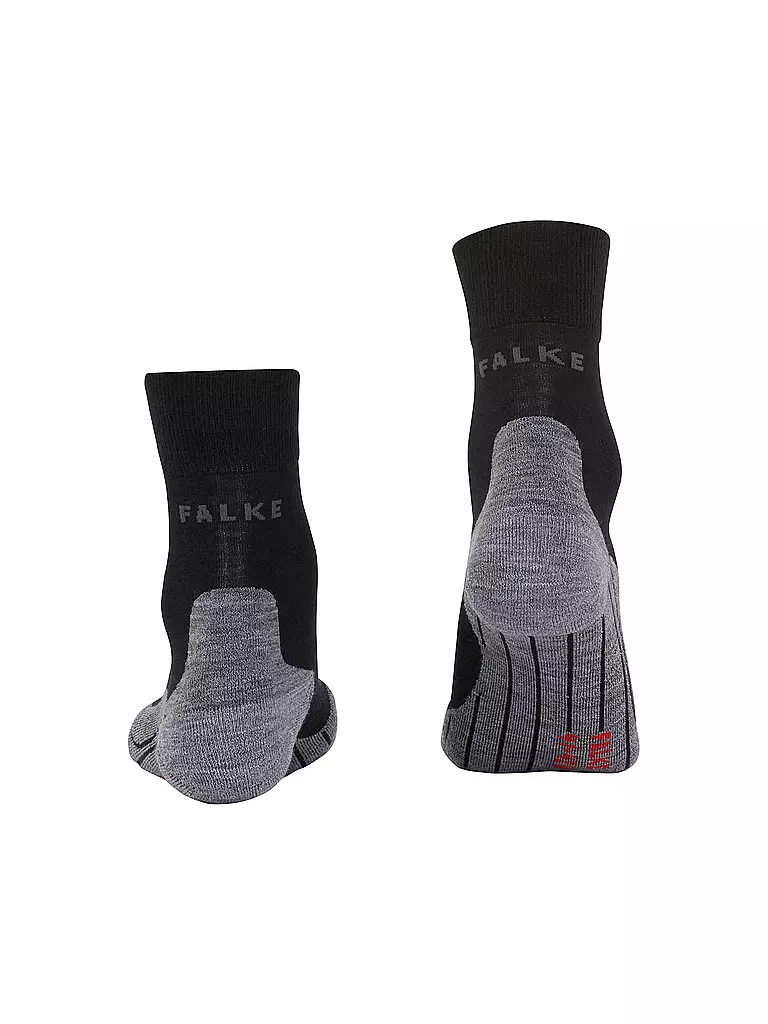 FALKE | Damen Laufsocken RU 4 Wool | schwarz