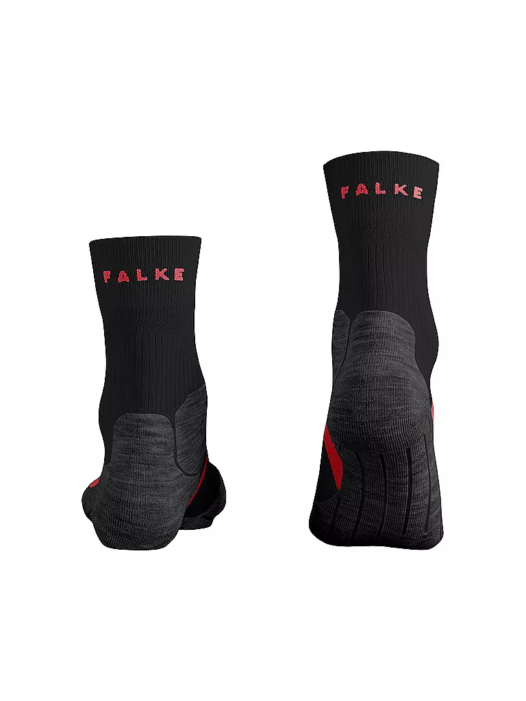 FALKE | Damen Laufsocken RU Trail Grip | schwarz