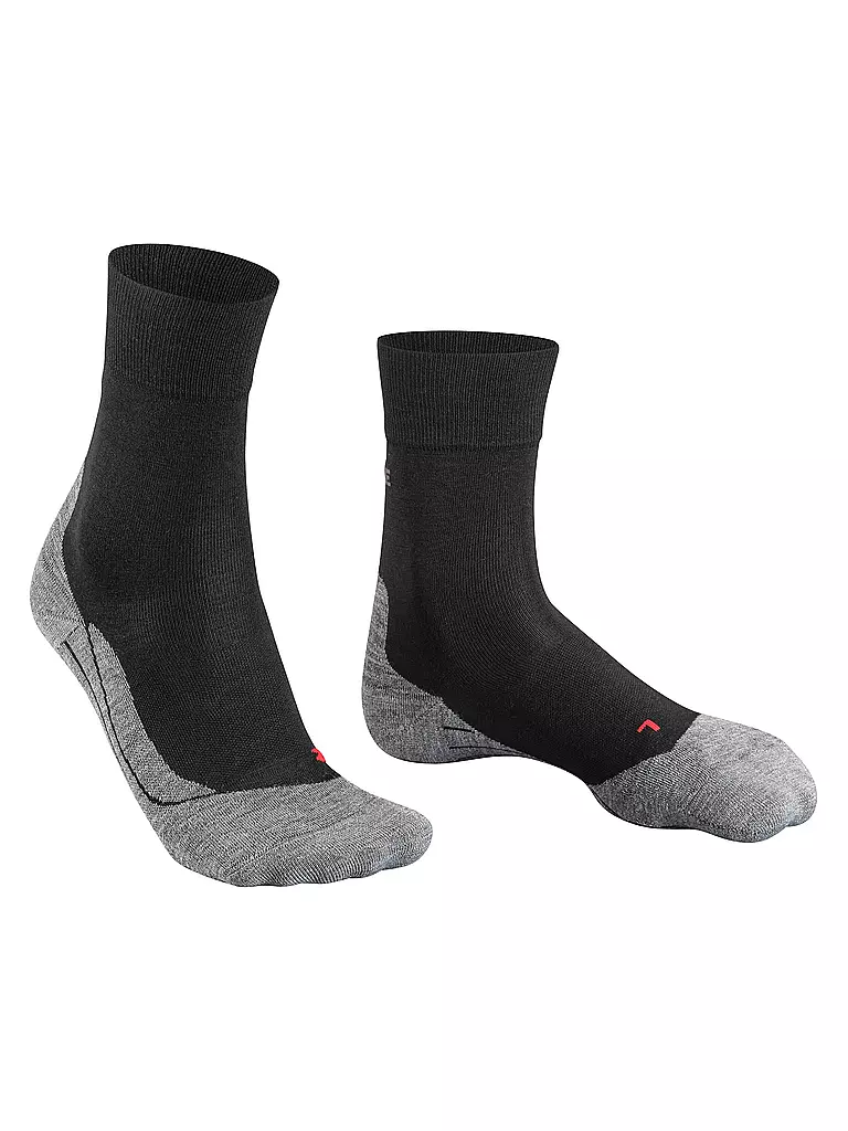 FALKE | Herren Laufsocken RU 4 Wool | schwarz