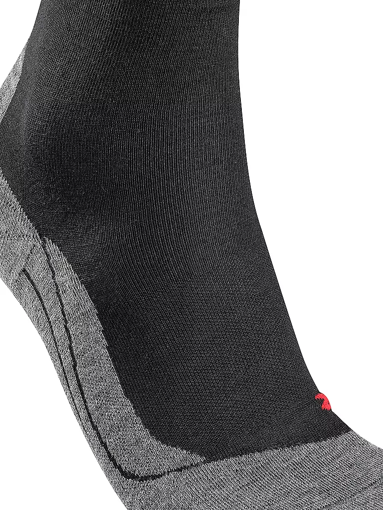 FALKE | Herren Laufsocken RU 4 Wool | schwarz