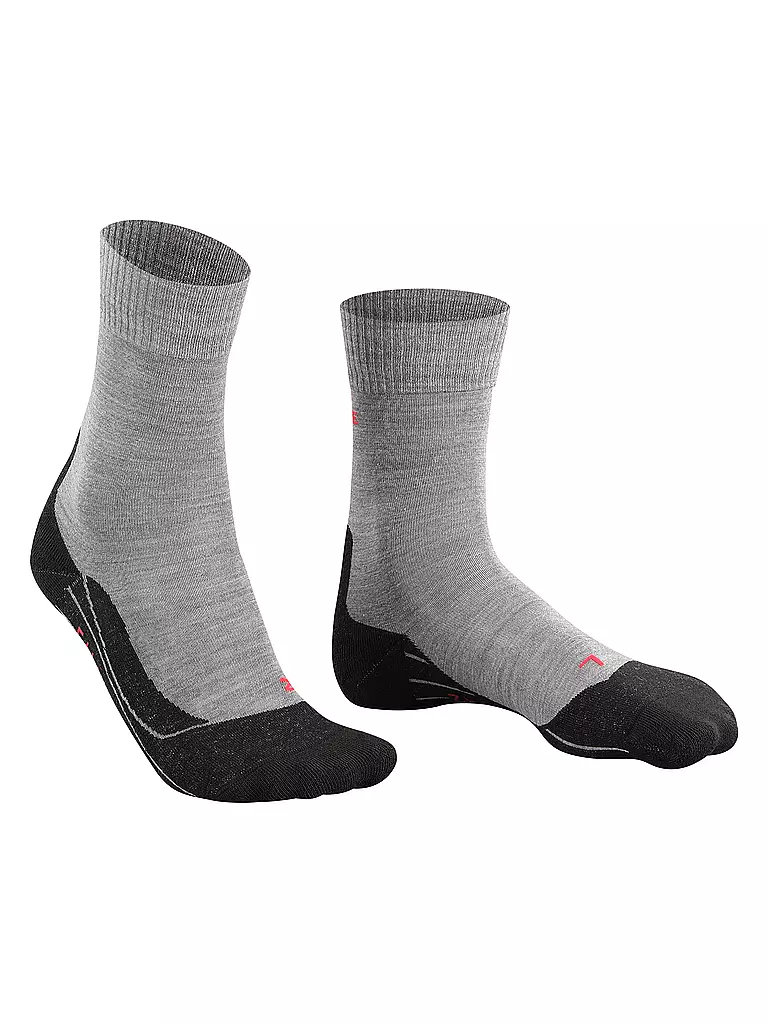 FALKE | Herren Trekking Socken TK5 Light Grey | grau