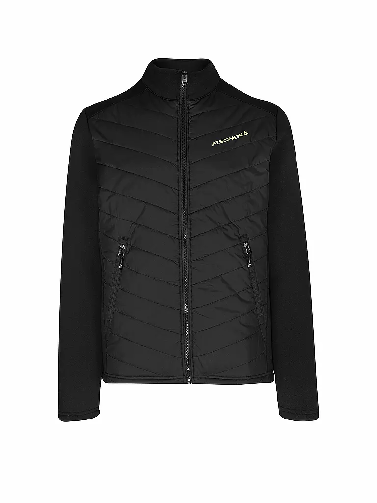 FISCHER | Herren Unterzieh Jacke Hybrid Leogang 2 | schwarz