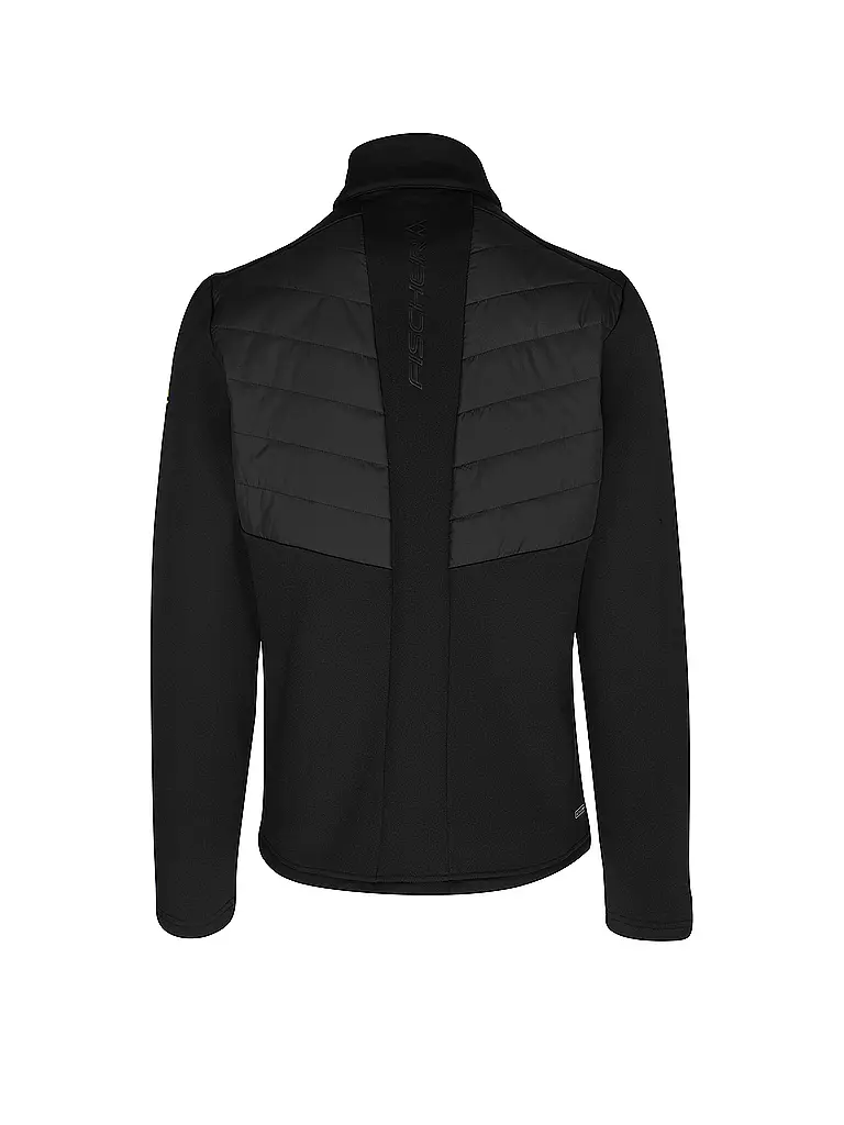 FISCHER | Herren Unterzieh Jacke Hybrid Leogang 2 | schwarz