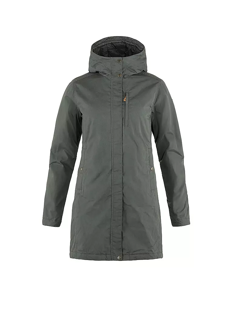 FJÄLLRÄVEN |  Damen Winterparka Kiruna Hoodie | grau