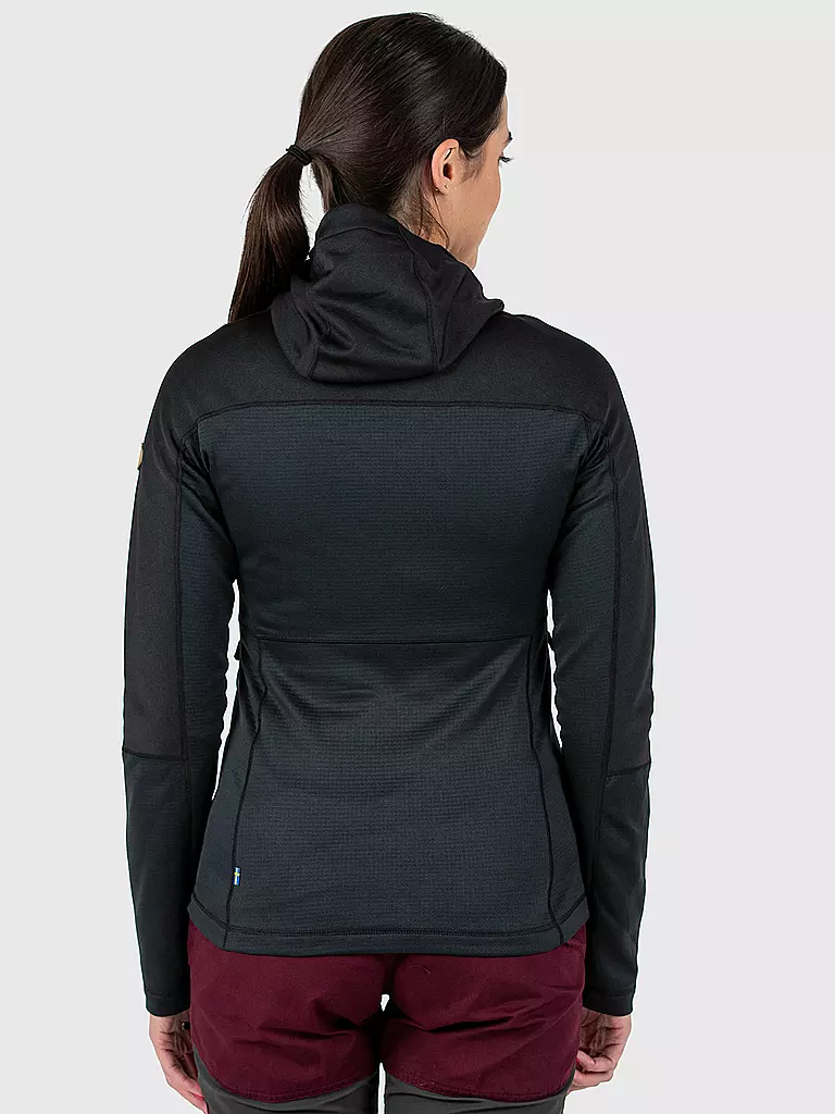 FJÄLLRÄVEN | Damen Fleecejacke Abisko Trail Hoodie | rosa