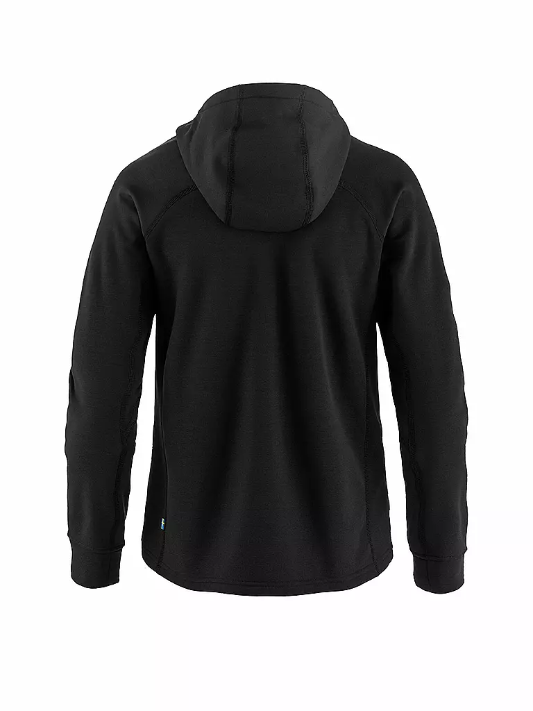 FJÄLLRÄVEN | Damen Fleecejacke Expedition Fleece Hoodie | schwarz