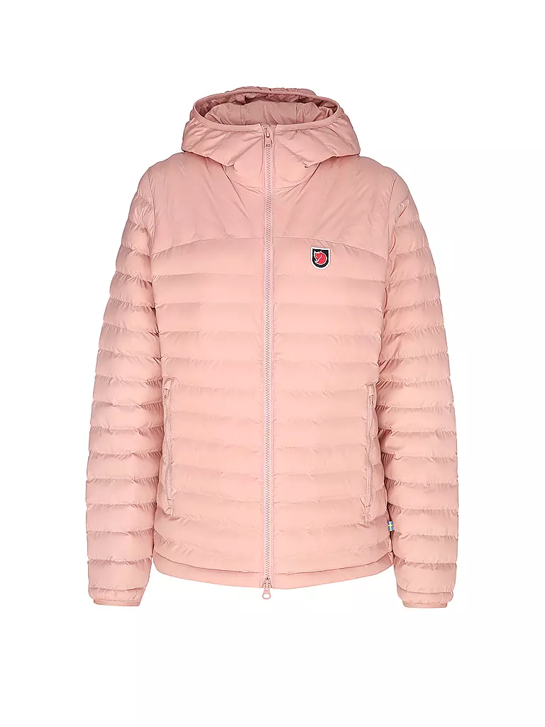 FJÄLLRÄVEN | Damen Isojacke Expedition Lätt Hoodie | rosa