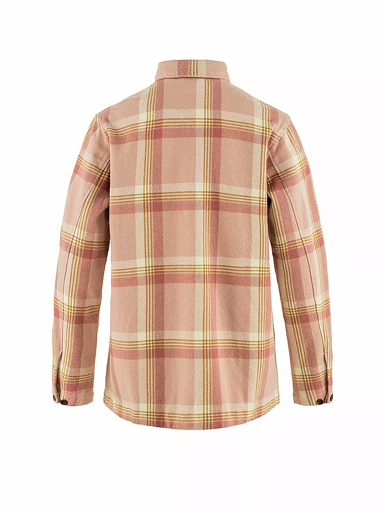 FJÄLLRÄVEN | Damen Outdoor Bluse Singi Flannel Overshirt | rosa