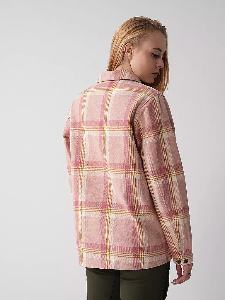 FJÄLLRÄVEN | Damen Outdoor Bluse Singi Flannel Overshirt | beige