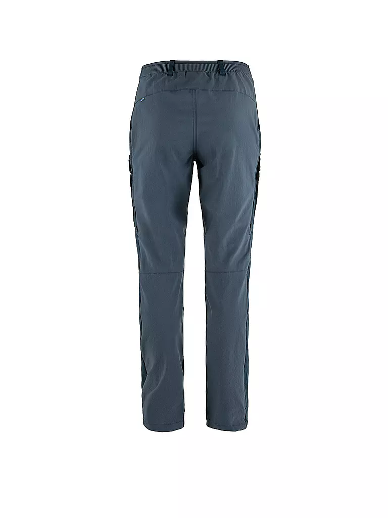 FJÄLLRÄVEN | Damen Wanderhose Abisko Hybrid G1000 | dunkelblau