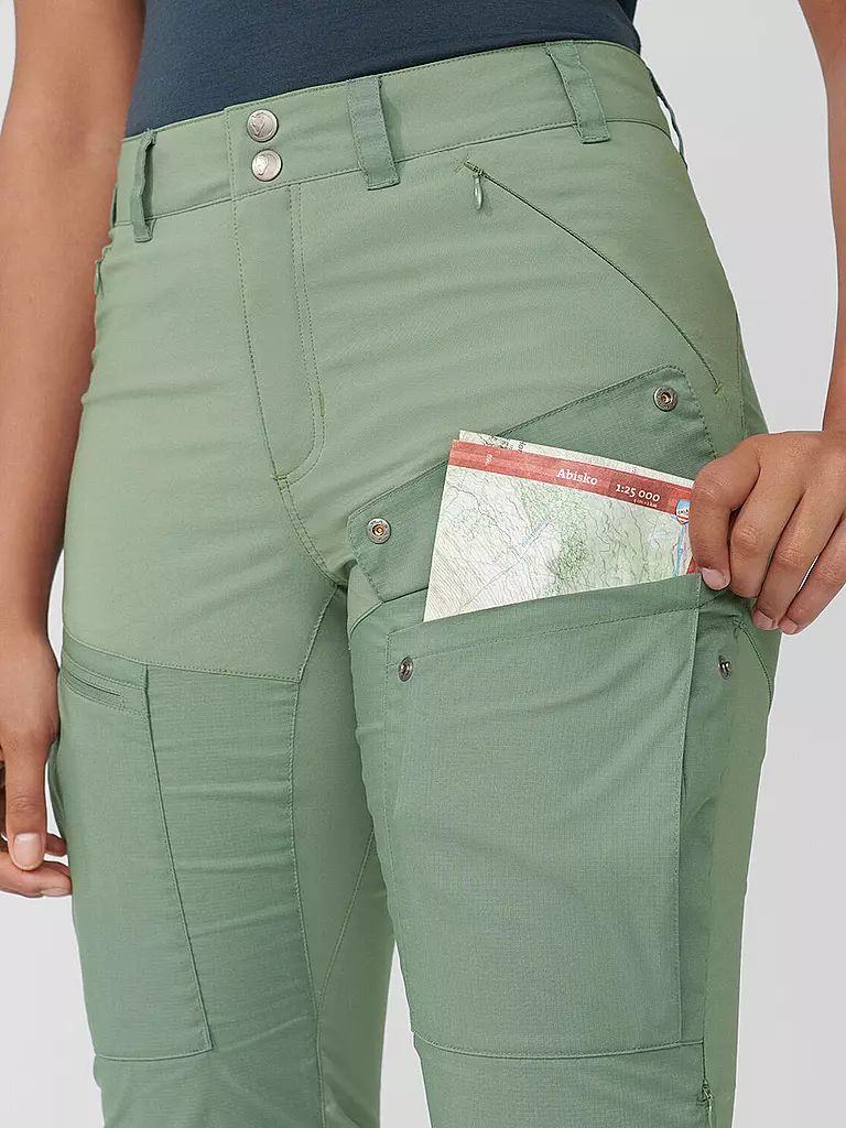 FJÄLLRÄVEN | Damen Wanderhose Abisko Midsummer | hellgrün