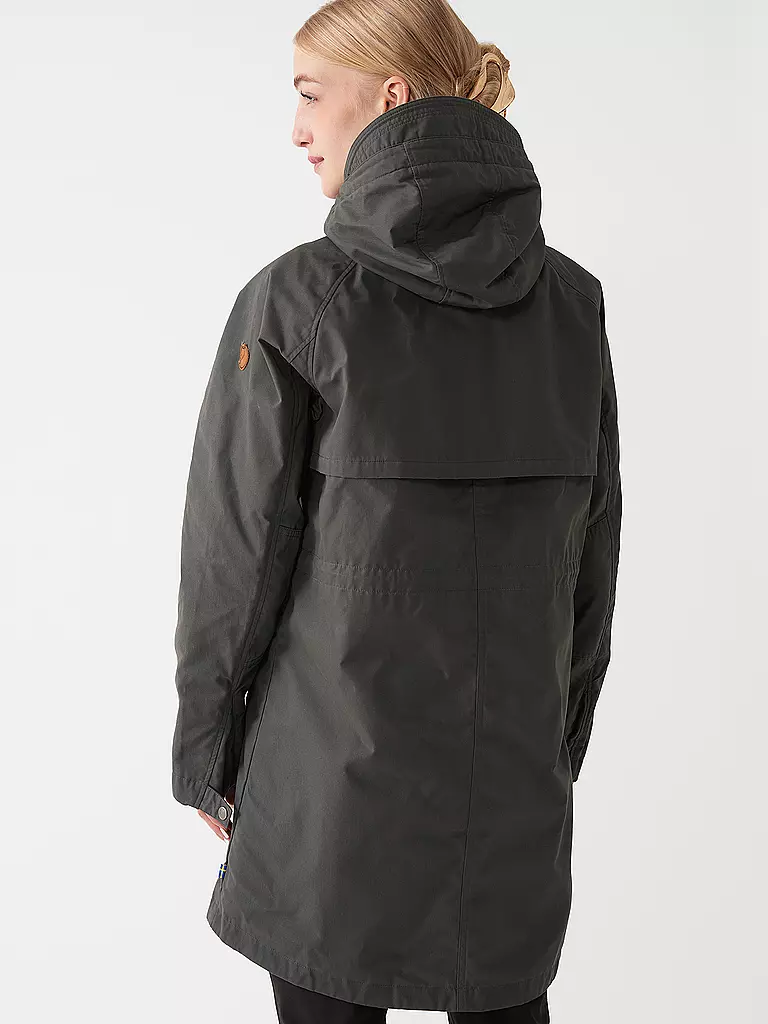 FJÄLLRÄVEN | Damen Winterparka Karla Hydratic Hoodie | grau