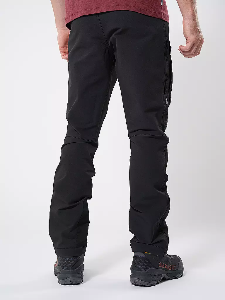 FJÄLLRÄVEN | Herren Softshellhose KEB Agile Winter | schwarz