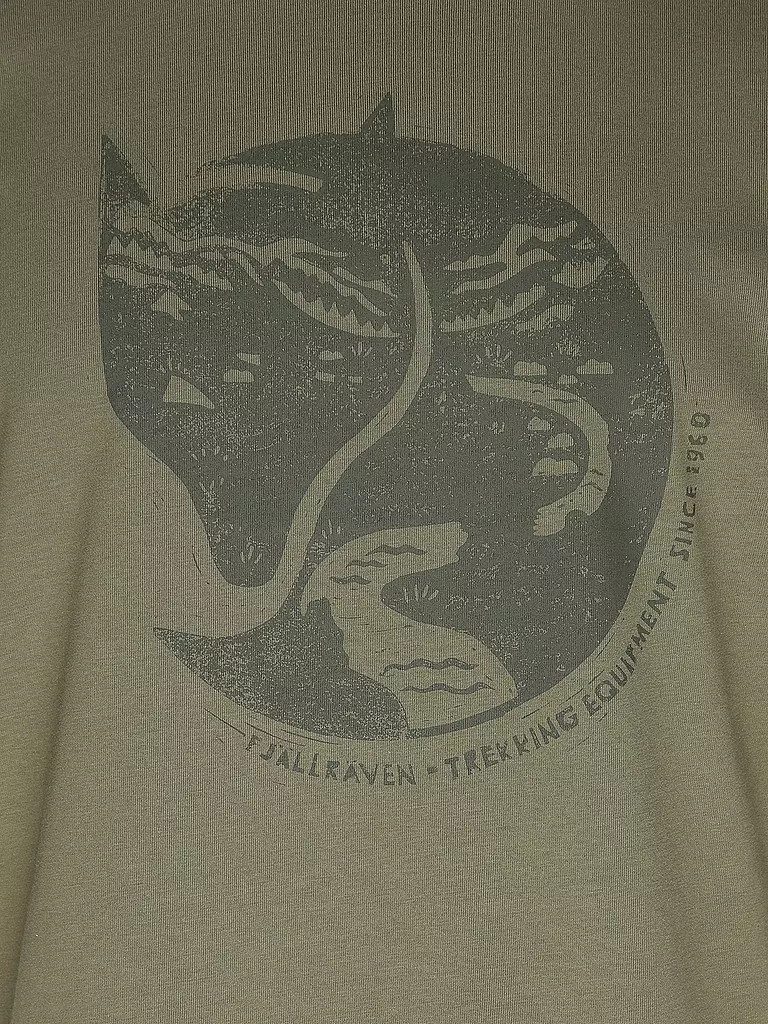 FJÄLLRÄVEN | Herren T-Shirt Arctic Fox | dunkelgrün