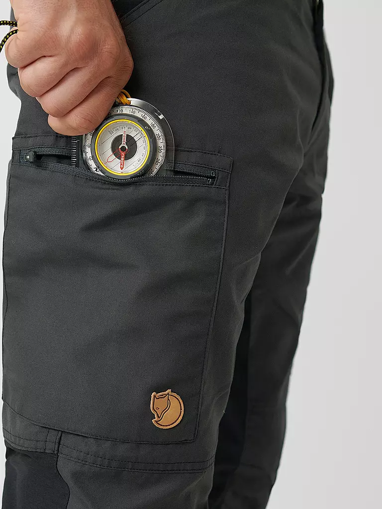 FJÄLLRÄVEN | Herren Wanderhose Kaipak  | grau