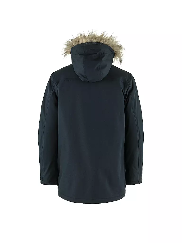 FJÄLLRÄVEN | Herren Winterparka Nuuk Lite Hoodie | dunkelblau