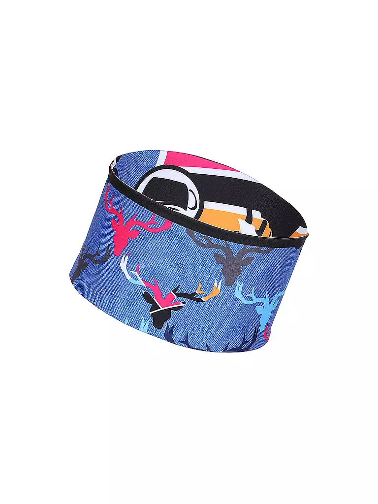 FREISEIN | Damen Stirnband FunkyDeers | blau