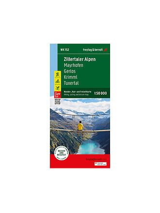 FREYTAG & BERNDT | Wanderkarte WK 0152 Zillertaler Alpen, 1:50.000