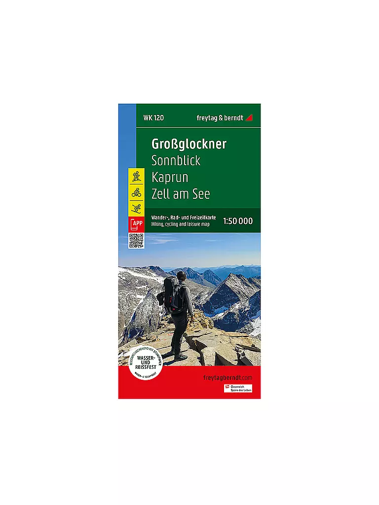 FREYTAG & BERNDT | Wanderkarte Großglockner - Sonnblick Maßstab 1:50.0000  | keine Farbe