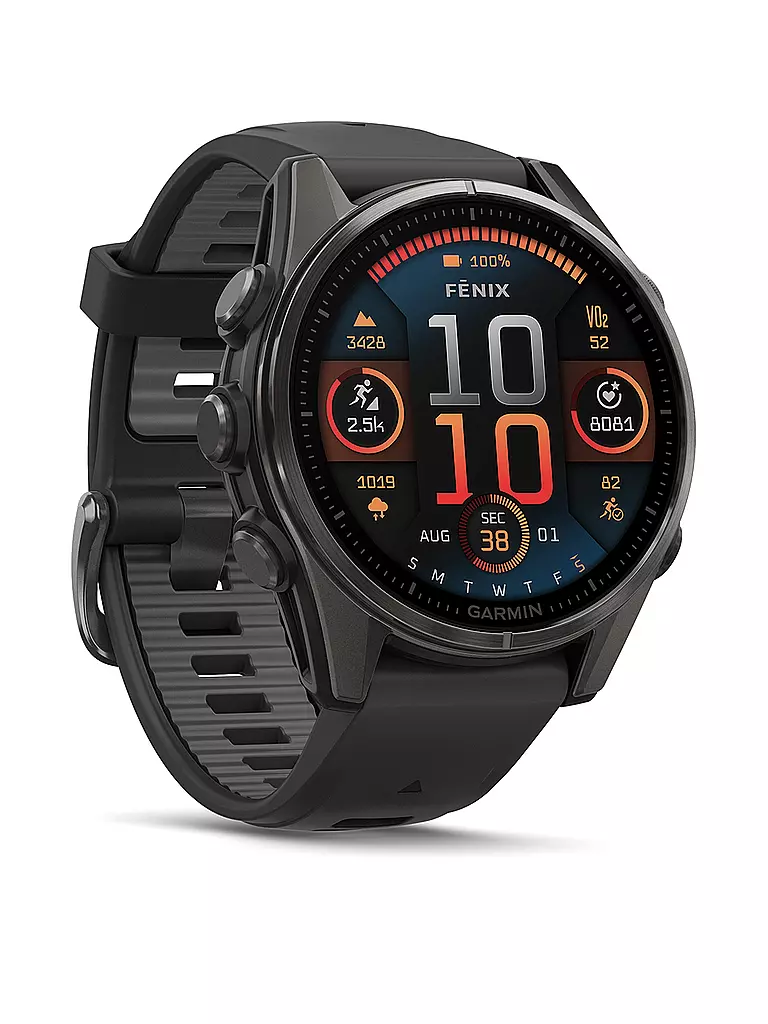 GARMIN |  GPS-Multisport-Smartwatch Fenix 8 Amoled Sapphire  43mm | beige