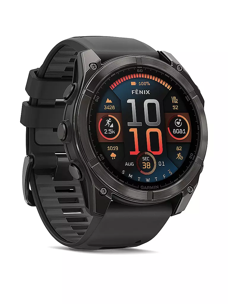 GARMIN |  GPS-Multisport-Smartwatch Fenix 8 Amoled Sapphire  51mm | grau