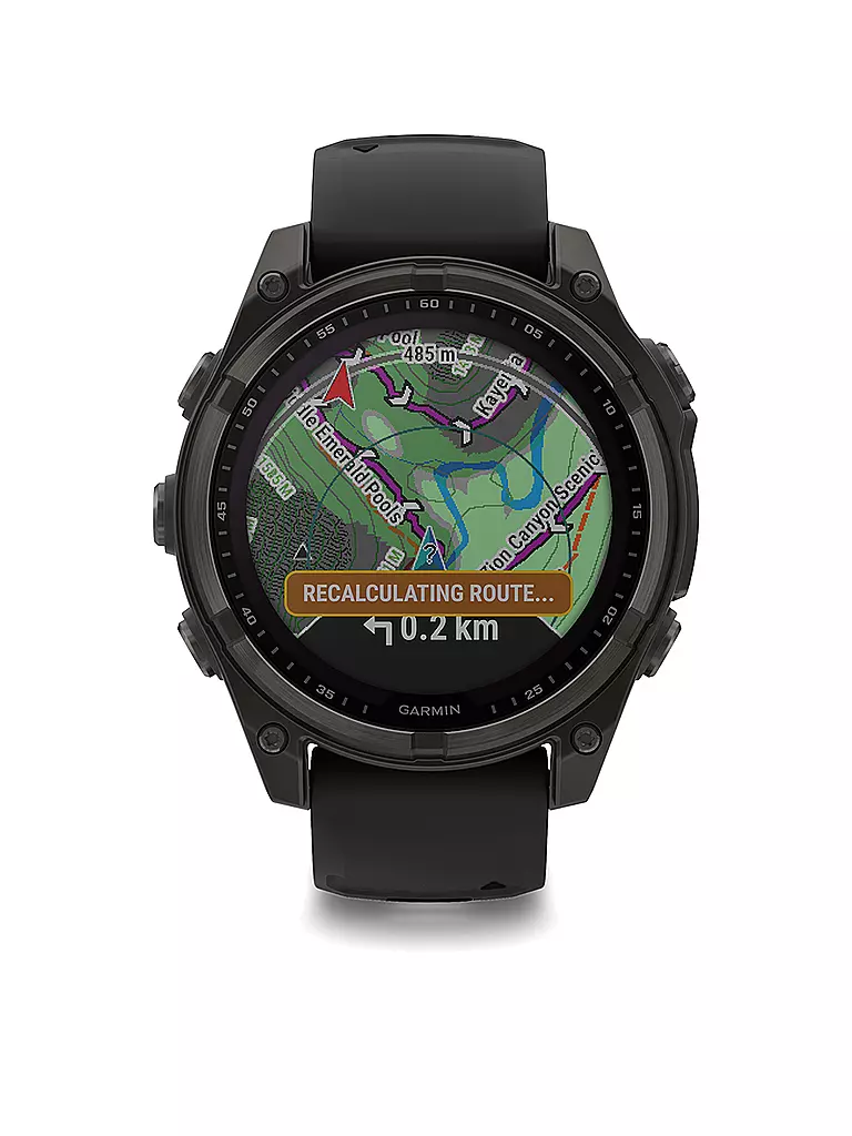 GARMIN |  GPS-Multisport-Smartwatch Fenix 8 Solar Sapphire  47mm | grau