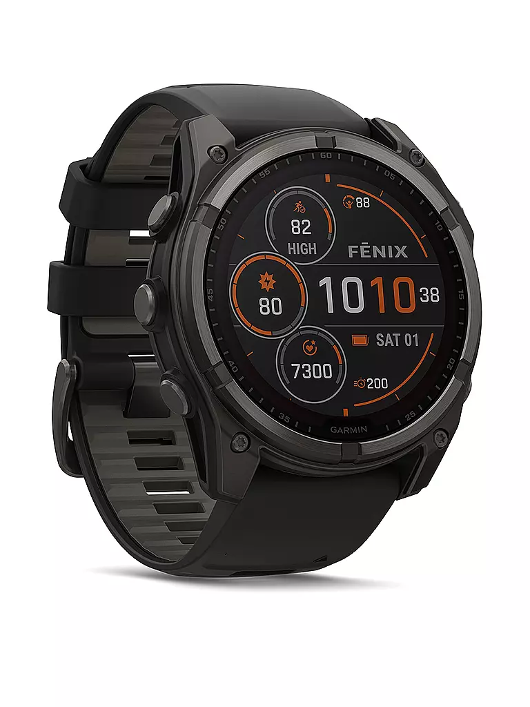 GARMIN |  GPS-Multisport-Smartwatch Fenix 8 Solar Sapphire  51mm | orange