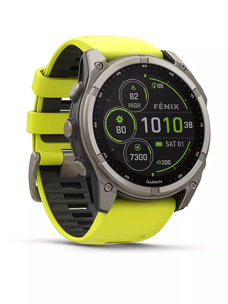 GARMIN |  GPS-Multisport-Smartwatch Fenix 8 Solar Sapphire  51mm | grau