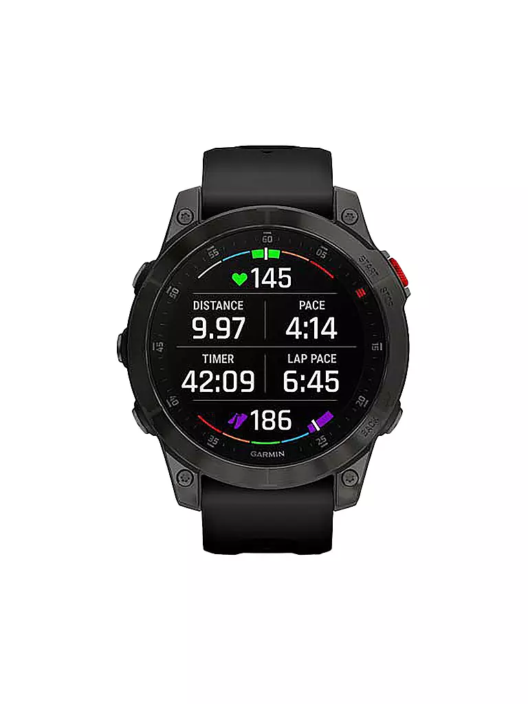 GARMIN | GPS-Multisport-Smartwatch epix™ 2 Sapphire | schwarz