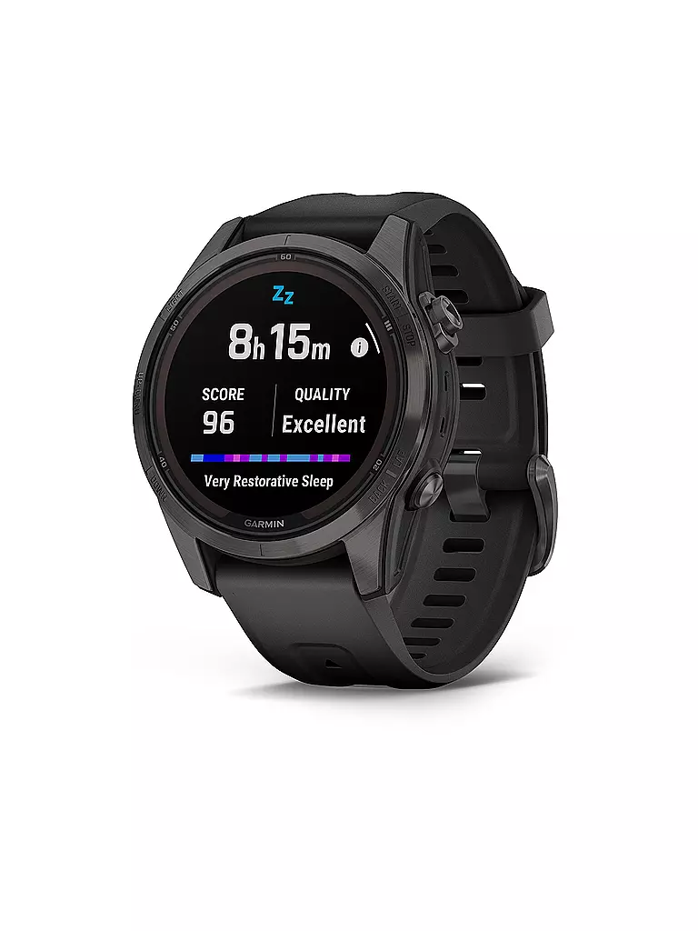 GARMIN | GPS-Multisport-Smartwatch Fenix® 7S Pro Sapphire Solar | schwarz