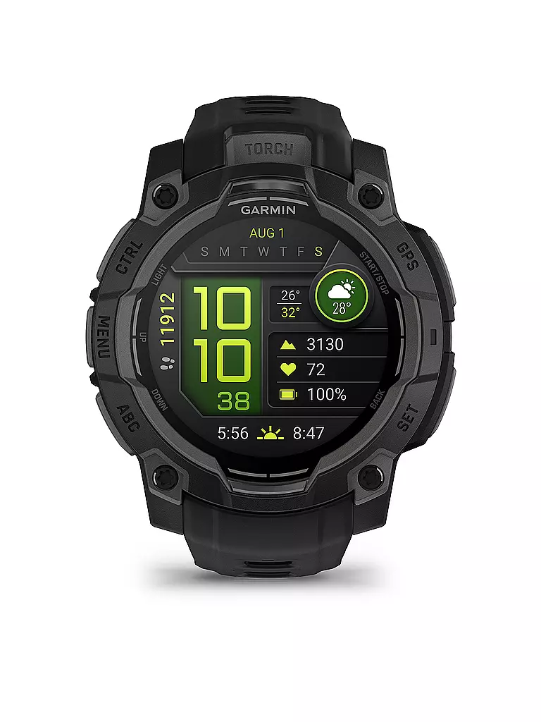 GARMIN | GPS-Multisport-Smartwatch Instinct® 3 45mm Amoled | schwarz