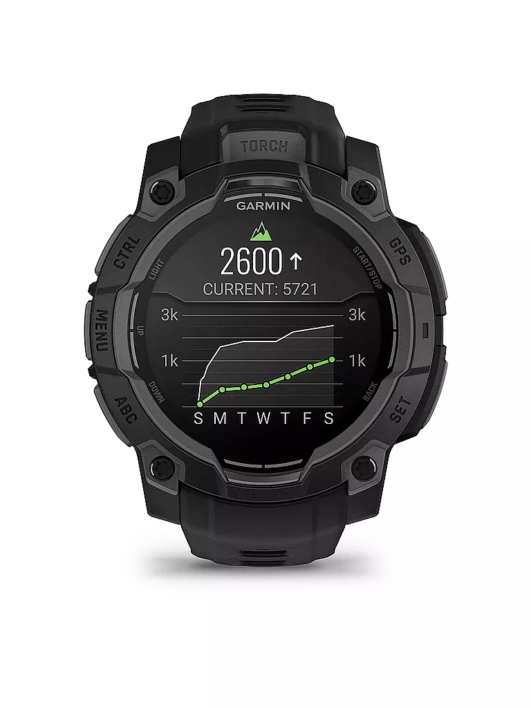 GARMIN | GPS-Multisport-Smartwatch Instinct® 3 45mm Amoled | schwarz