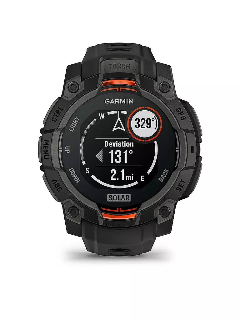 GARMIN | GPS-Multisport-Smartwatch Instinct® 3 45mm Solar | schwarz