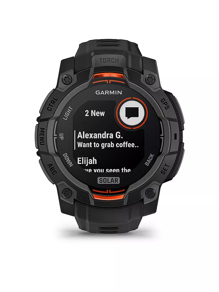 GARMIN | GPS-Multisport-Smartwatch Instinct® 3 45mm Solar | schwarz