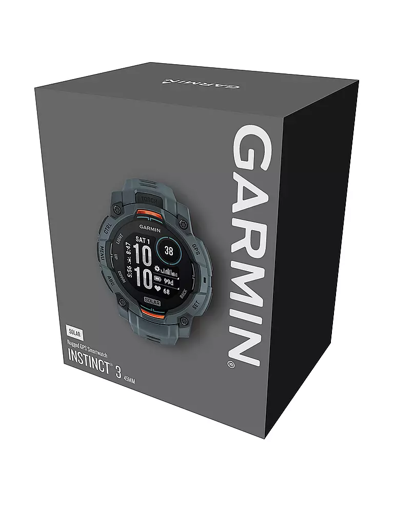 GARMIN | GPS-Multisport-Smartwatch Instinct® 3 45mm Solar | grün