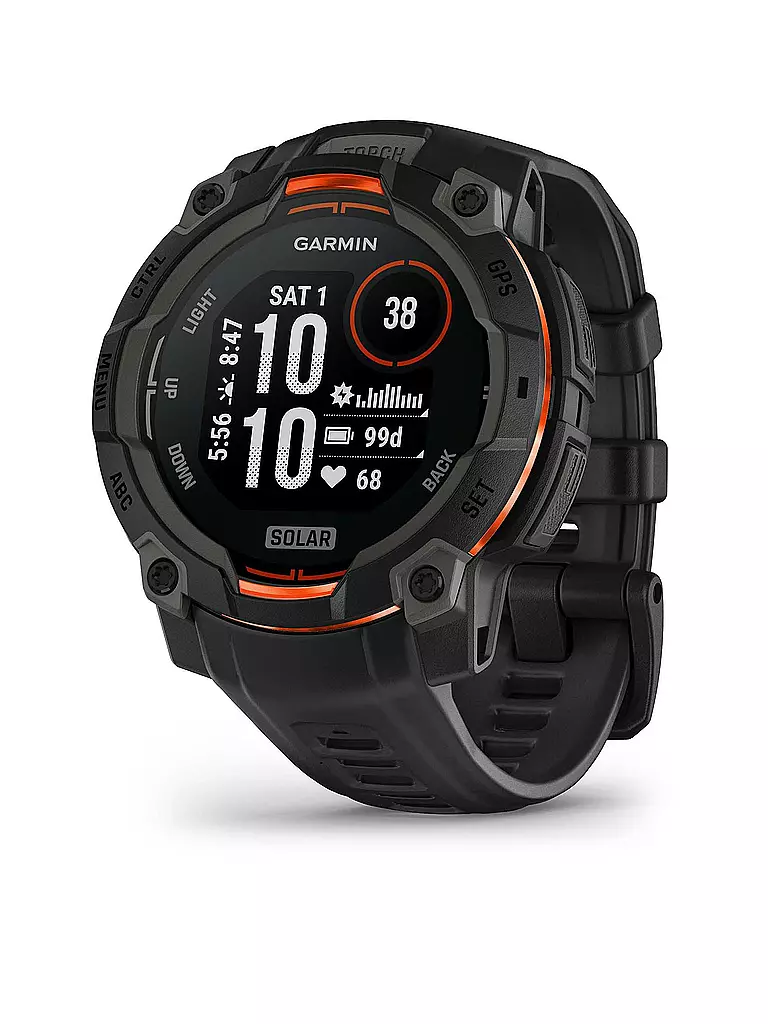 GARMIN | GPS-Multisport-Smartwatch Instinct® 3 45mm Solar | schwarz